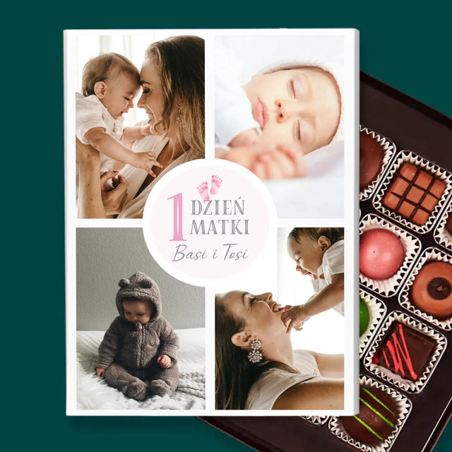 Fotokolaż: Pierwszy Dzień Matki - Personalizowane Praliny