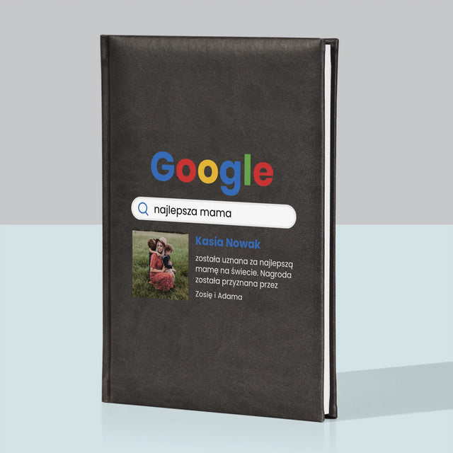 Zdjęcie I Podpis: Najlepsza Mama Wynik Google - Notes Książkowy