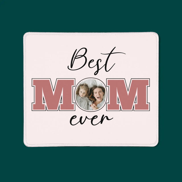 Fotokolaż: Best Mom Ever - Podkładka Pod Myszkę