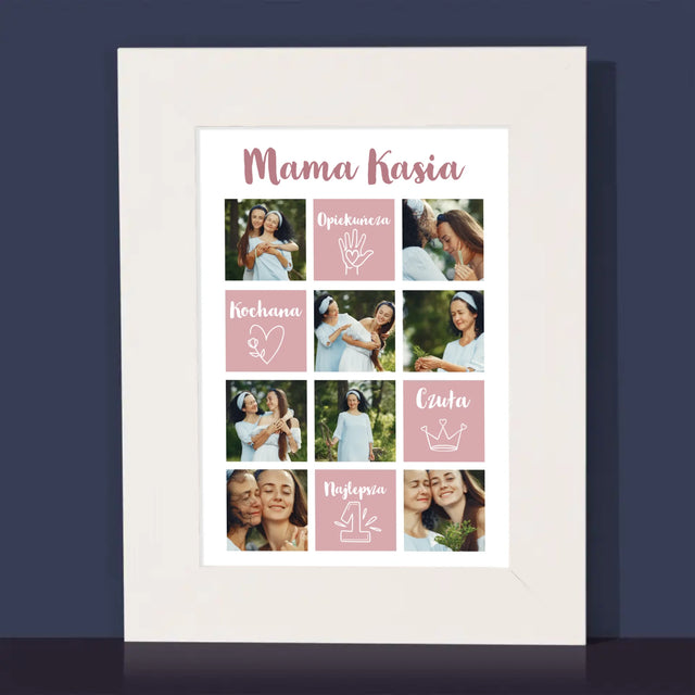 Fotokolaż: Cechy Mamy - Ramka Na Zdjęcie
