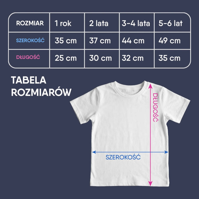 Zdjęcie I Podpis: Urodzinki - Koszulka Dziecięca