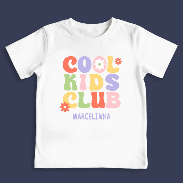 Imię I Podpis: Cool Kids Club - Koszulka Dziecięca
