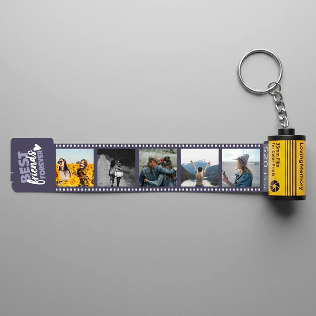 Fotokolaż: Best friends forever - Personalizowany Brelok Klisza