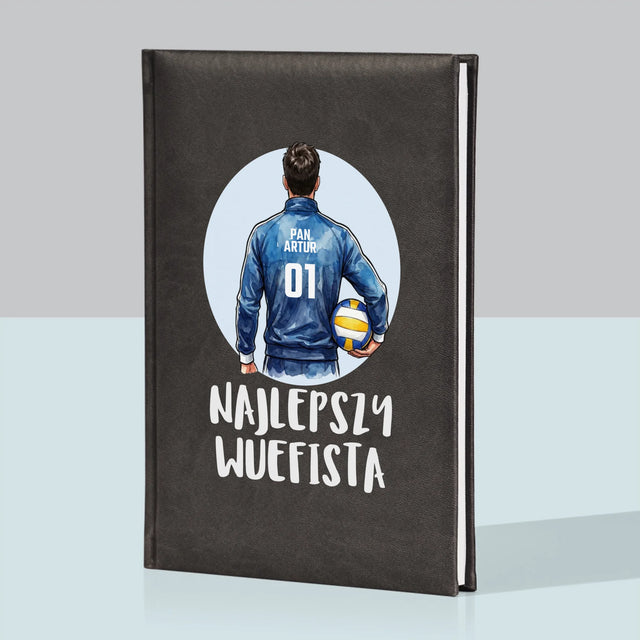 Kreator Postaci: Najlepszy Wuefista - Notes Książkowy z Nadrukiem