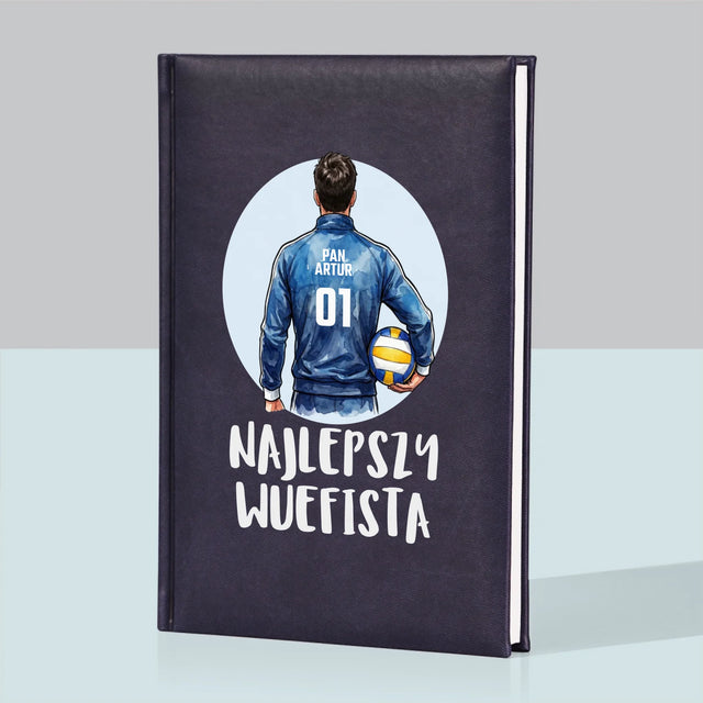 Kreator Postaci: Najlepszy Wuefista - Notes Książkowy z Nadrukiem