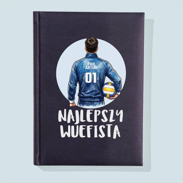 Kreator Postaci: Najlepszy Wuefista - Notes Książkowy z Nadrukiem