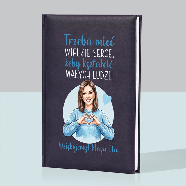 Kreator Postaci: Trzeba Mieć Wielkie Serce - Notes Książkowy z Nadrukiem