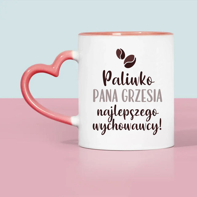 Kreator Postaci: Paliwko Najlepszego Wychowawcy - Kubek z Nadrukiem