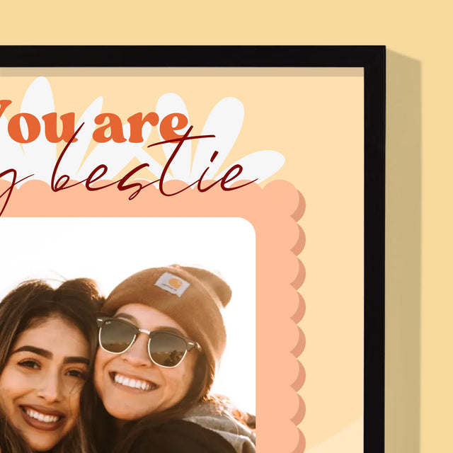 Fotokolaż: Besties - Wydruk Obramowany