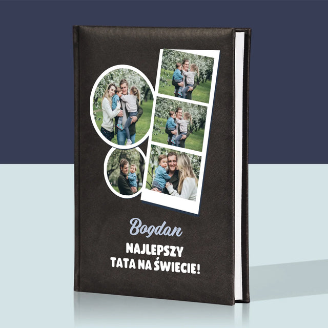 Fotokolaż: Najlepszy Tata Na Świecie - Planer Książkowy z Nadrukiem