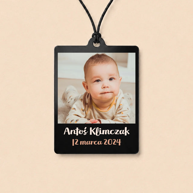 Fotokolaż: Narodziny Dziecka - Zawieszka Do Samochodu