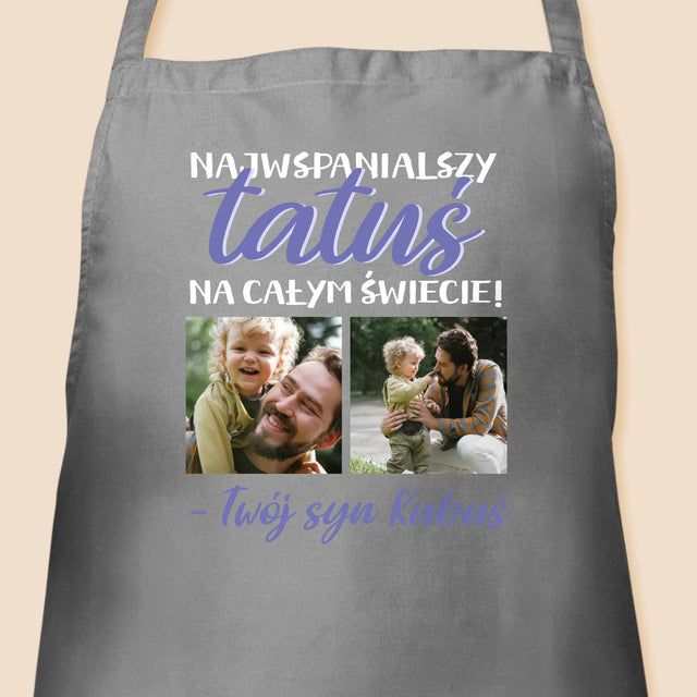 Fotokolaż: Tatuś - Fartuch z Nadrukiem