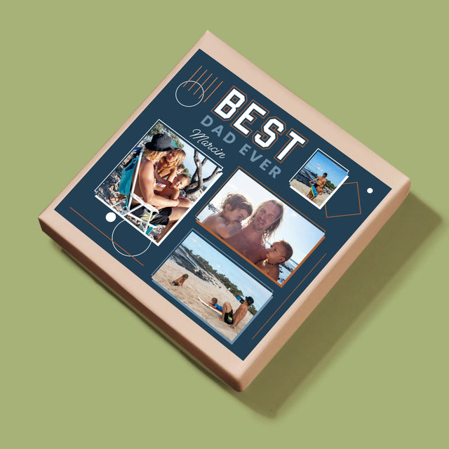 Fotokolaż: Best Dad Ever - Personalizowane Puzzle
