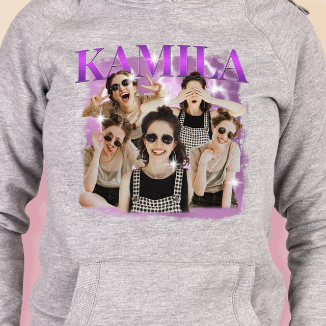 Twoja Postać: Bootleg Dla Niej - Bluza Damska z Kapturem